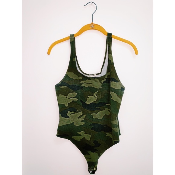 Camo Bodysuit from Garage! ONLY WORN ONCE! - Picture 1 of 1